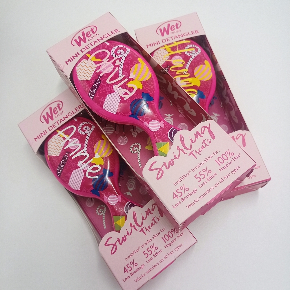 Personalized Wet Brush Mini Detangler